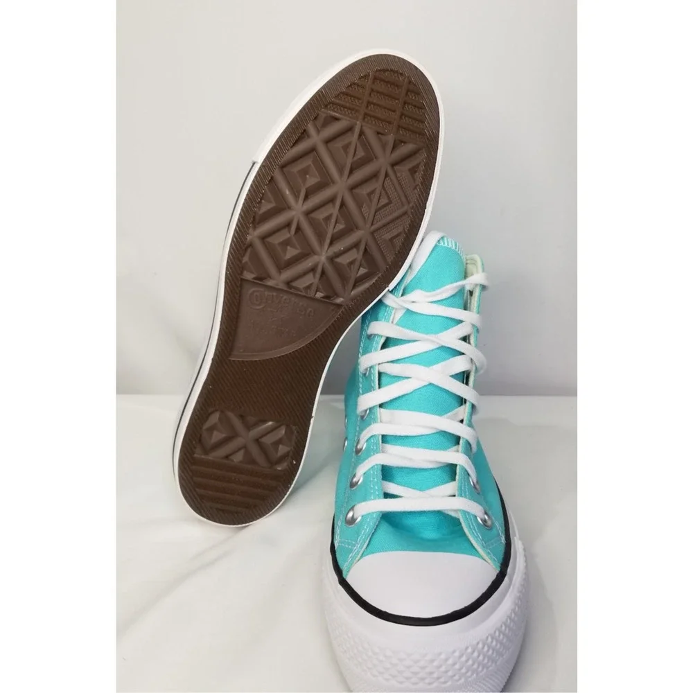Converse CTAS Lift Hi Tops Brand New Women's Size 7.5 Cyan A07570F NWT - Picture 5 of 6
